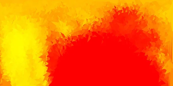 Luz Roja Amarillo Vector Abstracto Triángulo Telón Fondo Nueva Ilustración — Vector de stock