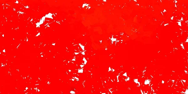 Rosso Chiaro Giallo Vettore Triangolo Sfondo Mosaico Illustrazione Astratta Moderna — Vettoriale Stock