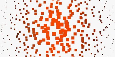 Açık Turuncu vektör deseni kare biçiminde.