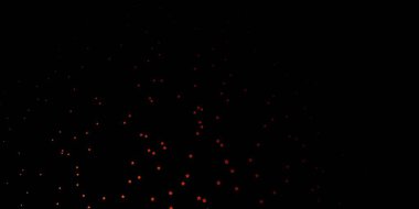 Neon yıldızlı koyu turuncu vektör şablonu.