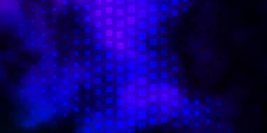 Koyu pembe, kare biçiminde mavi vektör deseni.