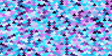 Açık Pembe, dikdörtgenlerde mavi vektör şablonu.