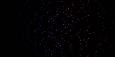 Koyu mor, güzel yıldızlı pembe vektör dokusu.