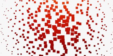 Açık Kırmızı, dikdörtgenli sarı vektör şablonu.