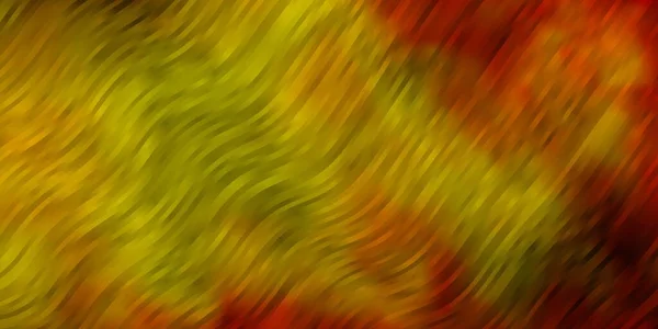 Светло Оранжевый Вектор Фона Кривыми — стоковый вектор