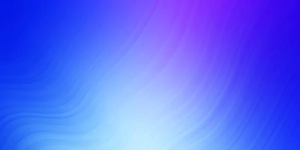 Светло Розовый Синий Векторный Рисунок Изогнутыми Линиями — стоковый вектор