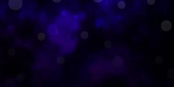 Dark Purple Vektor Hintergrund Mit Flecken — Stockvektor