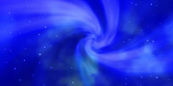 Fond Vectoriel Bleu Foncé Avec Des Étoiles Colorées — Image vectorielle