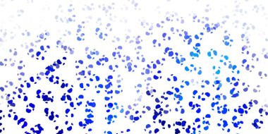 Kaotik şekilli açık mavi vektör arkaplanı. Basit gradyan şekilli renkli bir çizim. Cep telefonları için arka plan.