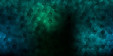 Koyu mavi, rastgele şekilli yeşil vektör arkaplan. Soyut tarzda renkli şekilli bir illüstrasyon. Web siteniz için basit illüstrasyon.