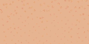 Açık kahverengi vektör çizim şablonu ve çiçekler. Soyut arka planda gradyan çiçekleri olan modern tasarım. Web sitesi tasarımları için desen.