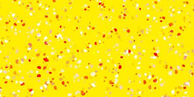 Memphis şekilli hafif turuncu vektör dokusu. Soyut tarzda renkli şekilli bir illüstrasyon. Web siteniz için basit illüstrasyon.