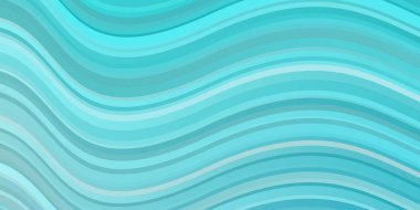 Açık Mavi, kıvrımlı yeşil vektör deseni.