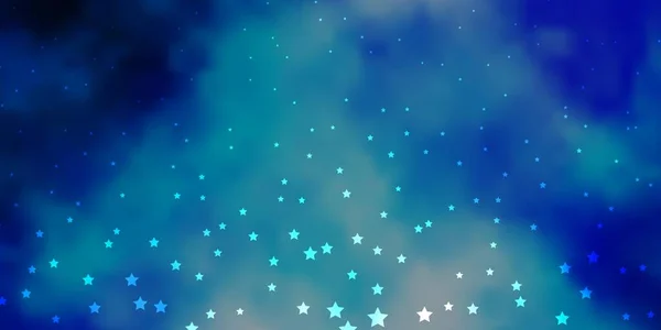 有美丽恒星的深蓝色矢量纹理 — 图库矢量图片