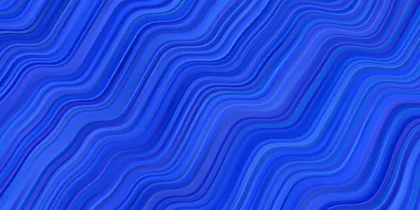 Heller Blauer Vektorhintergrund Mit Kreisbogen — Stockvektor