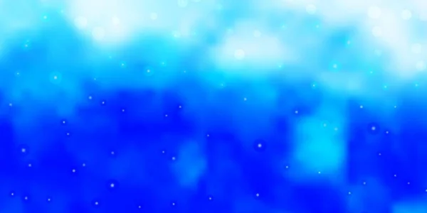 Φωτεινή Μπλε Διανυσματική Διάταξη Φωτεινά Αστέρια — Διανυσματικό Αρχείο