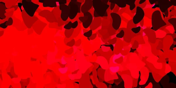 Світло Рожевий Векторний Візерунок Абстрактними Формами Ілюстрація Різнокольоровими Формами Абстрактному — стоковий вектор