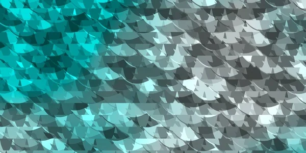 Hellblauer Grüner Vektorhintergrund Mit Linien Dreiecken Abstrakte Gradienten Illustration Mit — Stockvektor