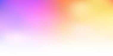 Açık mavi, sarı vektör gradyan bulanıklık düzeni. Soyut bir şekilde parlak renkli bulanık bir illüstrasyon. Çok amaçlı uygulama tasarımı.