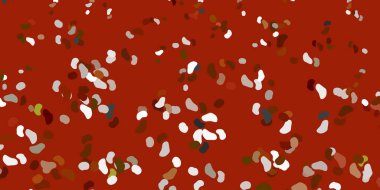 Soyut şekilli açık sarı vektör şablonu. Soyut tarzda renkli şekilli bir illüstrasyon. Web siteniz için basit illüstrasyon.