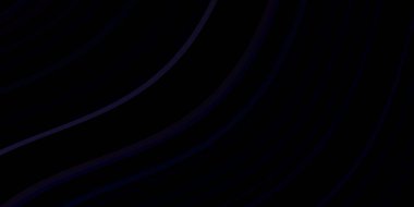 Koyu pembe, kıvrımlı çizgileri olan mavi vektör arka plan. Renkli çizgilerle dairesel çizimler. Broşürler, broşürler için desen.