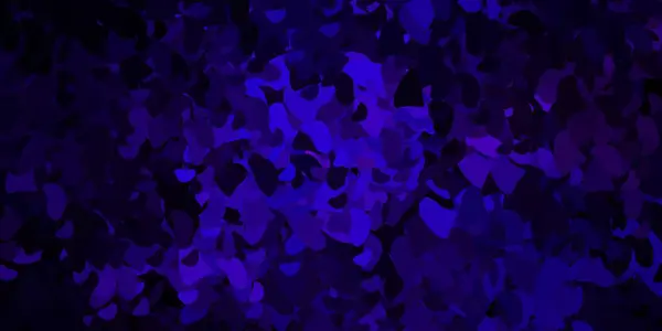 Texture Violet Foncé Vecteur Rose Avec Des Formes Memphis Formes — Image vectorielle