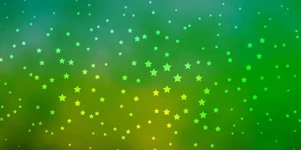 Σκούρο Πράσινο Διάνυσμα Υφή Όμορφα Αστέρια — Διανυσματικό Αρχείο
