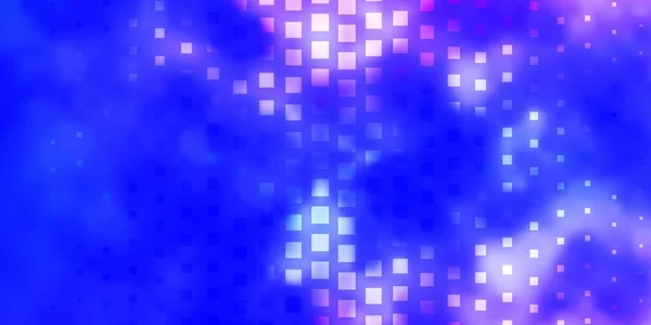 Світло Рожевий Синій Векторний Шаблон Прямокутниками — стоковий вектор