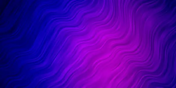 Modèle Vectoriel Rose Clair Bleu Avec Courbes — Image vectorielle