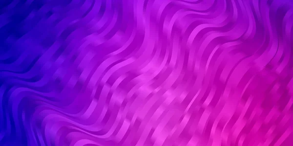 Light Purple Pink Vector Pattern Curves — Stock Vector
