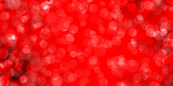 Светло Красная Векторная Компоновка Кружочками Иллюстрация Набором Ярких Красочных Абстрактных — стоковый вектор