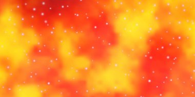 Güzel yıldızlı açık turuncu vektör dokusu.