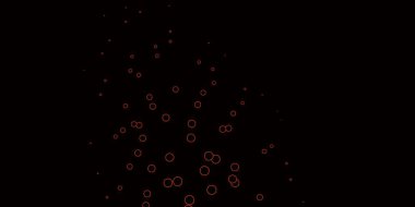 Noktalı koyu turuncu vektör arkaplanı.