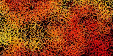 Kaotik şekilli koyu turuncu vektör arkaplanı. Soyut tarzda renkli şekilli bir illüstrasyon. Web siteniz için basit illüstrasyon.