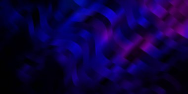 Koyu pembe, eğrili mavi vektör düzeni.