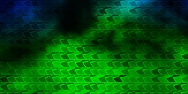 Light Blue, Green vector layout with lines, rectangles. New abstract illustration with rectangular shapes. Best design for your ad, poster, banner.