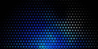 Daireli koyu mavi vektör şablonu.