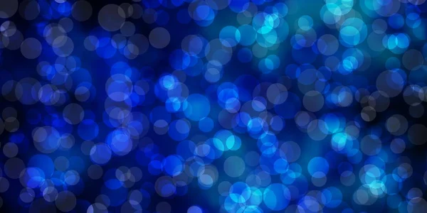 Diseño Vectorial Luz Azul Con Círculos — Vector de stock