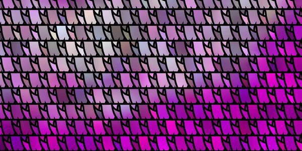 Licht Paars Roze Vector Achtergrond Met Lijnen Driehoeken Glitter Abstracte — Stockvector
