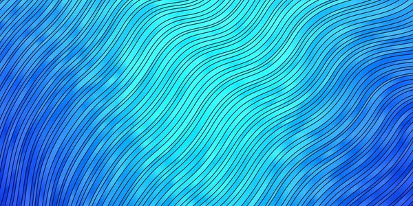 Світло Blue Векторний Фон Кривими — стоковий вектор