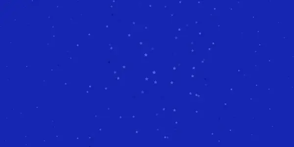 Темный Синий Вектор Яркими Звездами — стоковый вектор