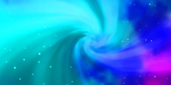 Hellrosa Blaue Vektortextur Mit Schönen Sternen — Stockvektor