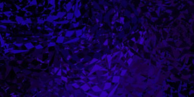 Açık mavi, üçgenli yeşil vektör arkaplan. Renkli üçgenlerin olduğu bir resim. Posterler ve afişler için en iyi tasarım.