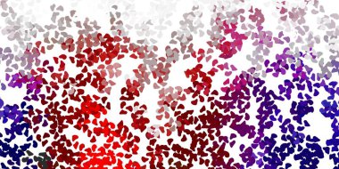 Açık pembe, kaotik şekilli sarı vektör arkaplanı. Basit bir şekilde gradyan olan renkli soyut biçimler. Duvar kağıdı seti için zarif tasarım.