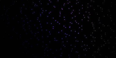 Koyu Mor, parlak yıldızlı pembe vektör düzeni.