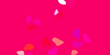 Açık mavi, soyut şekilli kırmızı vektör şablonu. Basit bir şekilde gradyan olan renkli soyut biçimler. Web siteniz için basit illüstrasyon.