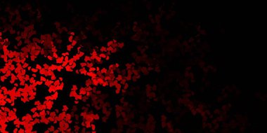 Kaotik şekilli koyu turuncu vektör arkaplanı. Basit gradyan şekilli renkli bir çizim. İşiniz için akıllı tasarım.