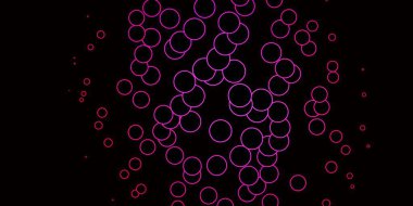 Daireli koyu pembe vektör arkaplanı.