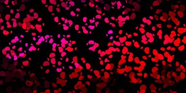 Kaotik şekilli koyu pembe vektör arkaplanı. Soyut tarzda, gradyan formlarda basit tasarım. İşiniz için akıllı tasarım.