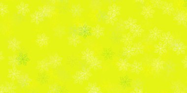 Açık yeşil, sarı vektör karalama arkaplanı ve çiçekler. Soyut arka planda gradyan çiçekleri olan modern tasarım. Broşürler ve kitaplar için akıllı tasarım.